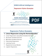 REGRESSION AI EXAMPLES