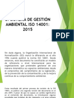 Sistema de Gestión Ambiental ISO 14001 2015