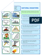 Natural Disasters Matching Exercises