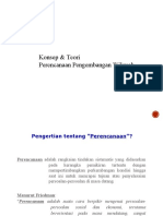 Konsep Teori Perencanaan Pengembangan Wilayah