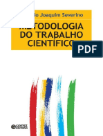 Metodologia Do Trabalho Científico - 1ª Edição - Antonio Joaquim Severino - 2014