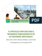Fundamentos Protocolo Transdiagnostico