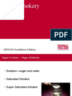 Sugar Solution Techniques for Preventing Crystallization