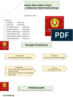 Kelompok 2 - Analisa Kasus Kebocoran Data PeduliLindungi