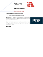 11º Desafio : E Aí, Seu General Do Reino!