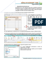 Validación de Datos en Excel 2010