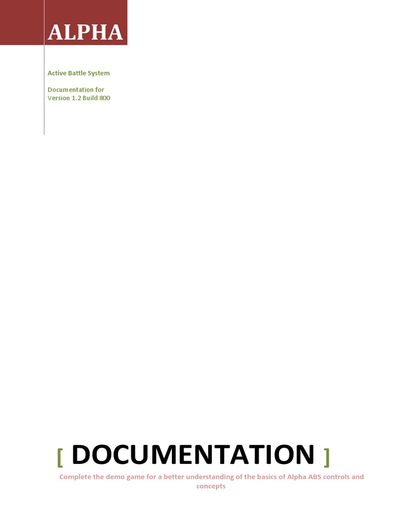 Alpha ABS Plugin Documentation 1.2 | PDF | Creative Commons License ...
