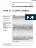 Survey of Patient Specific Quality Assurance Practice For IMRT and VMAT