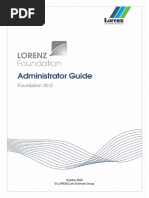 LORENZ Foundation Administrator Guide