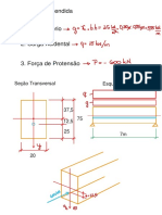 Viga Protendida: Propriedades, Esforços e Combinação de Ações