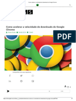 Acelere Downloads Chrome