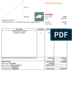 Freight Invoice Template