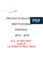 PEI 2012-2016 - Reovao