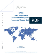 Cape Card Payments Terminal Management Message Usage Guide: 1st December 2017