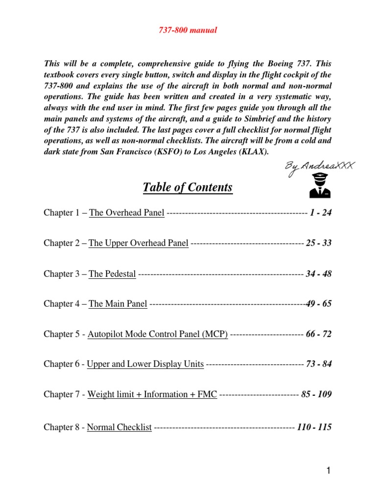 B737 Manual | PDF | Cockpit | Direct Current
