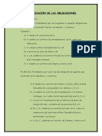 Clasificación de Las Obligaciones