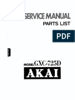 AKAI GXC-725D - Service-Manual