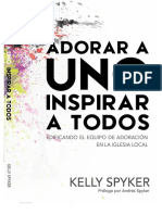 Adorar A Uno, Inspirar A Todos - Kelly Spyker