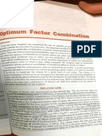 Optimum Factor Combination: Iso-Cost Une