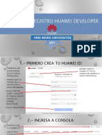 Manual Registro HUAWEI DEVELOPER