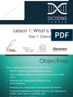 Decoding Cancer - Lesson 1 - Interactive Lesson - July - 2018