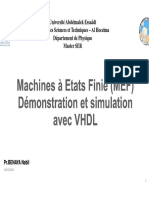 FSM VHDL Code - 2021