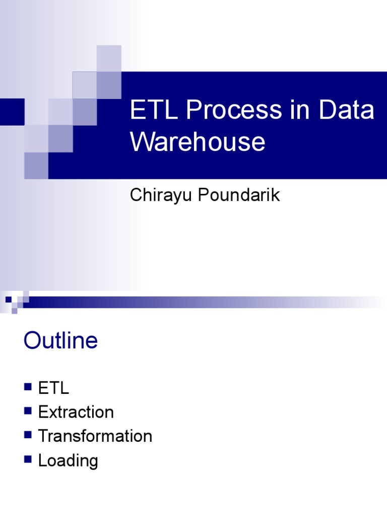 ETL Process in Data Warehousing | PDF | Data Warehouse | Database Index