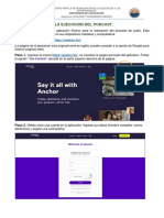 Instructivo - Como Grabar Mi Podcast Utilizando Anchor