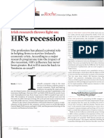 HR's Recession - Bill Roche