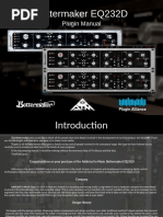 Bettermaker EQ232D Manual