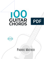 100 Guitar Chords For Beginners Improvers by Pauric Mather