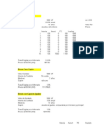 Calculo de tasas internas de retorno y precios de bonos