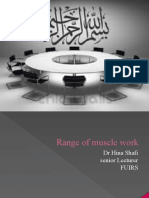 Lec 3 Range of Muscle Work
