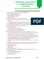 Promising Questions and Corresponding Answers For Adi