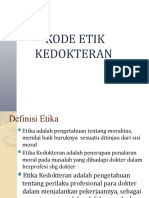 Kode Etik Kedokteran