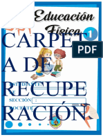 Carpeta de Recuperacion de Educacion Fisica 1ro de Secundaria