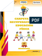 Carpeta de Recuperacion de Educacion Fisica 4to de Secundaria