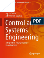 Control and Systems Engineering: Aly El-Osery Jeff Prevost Editors