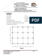 Problem (1) : Answer of Assignment (4) Design of Flat Slabs