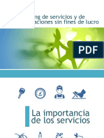 Marketing de Servicios y de Organizaciones Sin Fines de Lucro