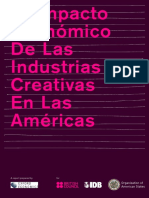 BID-OEA - El Impacto Económico de Las Industrias Creativas en Las Américas. 2013.