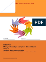 2.1 - BSBDIV501 Manage Diversity in The Workplace Student Assessment Guide