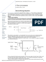 First Law Applied To Flow Processes - Mech Engineering - Thermodynamics - UCL Wiki