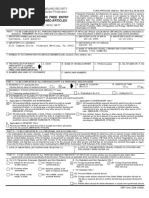 US Customs Docs Full Set