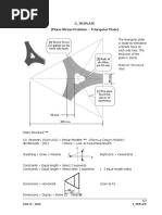 3 - Triplate (Plane Stress Problem - Triangular Plate) : Right Click (Starts Up Design Modeler)