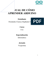 MANUAL DE CÓMO APRENDER ARDUINO