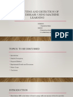 Predicting and Detection of Heart Disease Using Machine Learning