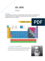 The Periodic Table: Done by Kamal Elsabbagh