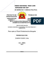 Facultad de Derecho Y Ciencia Política: Universidad Nacional "San Luis Gonzaga de Ica"