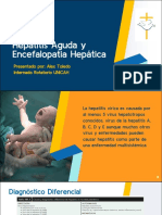 Hepatitis aguda y encefalopatía hepática: causas, diagnóstico y tratamiento